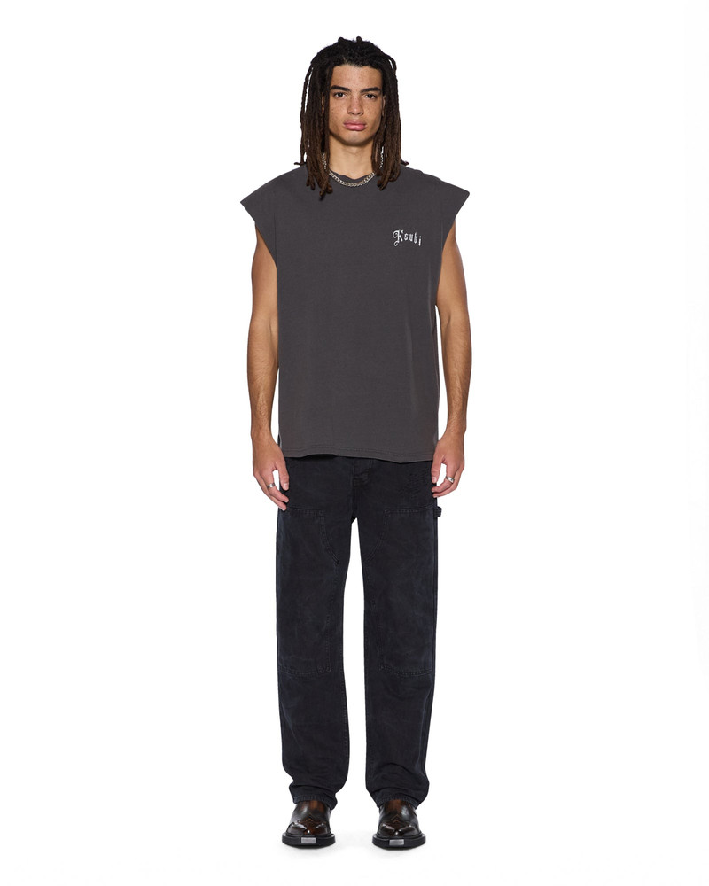 TRUCKSTOP EKCESS CUTOFF FADED BLACK 4