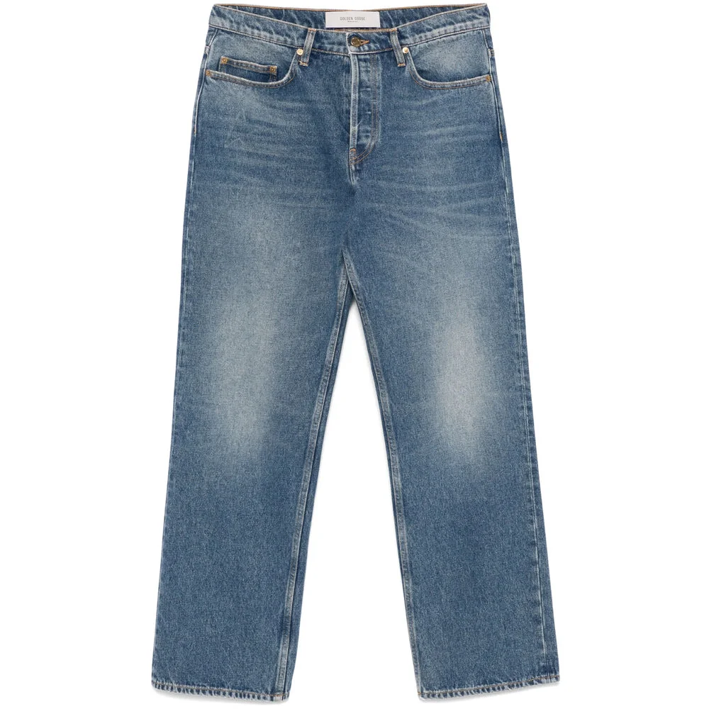 Golden Goose Blue Denim - Regular & Straight-Leg Jeans Men - 1