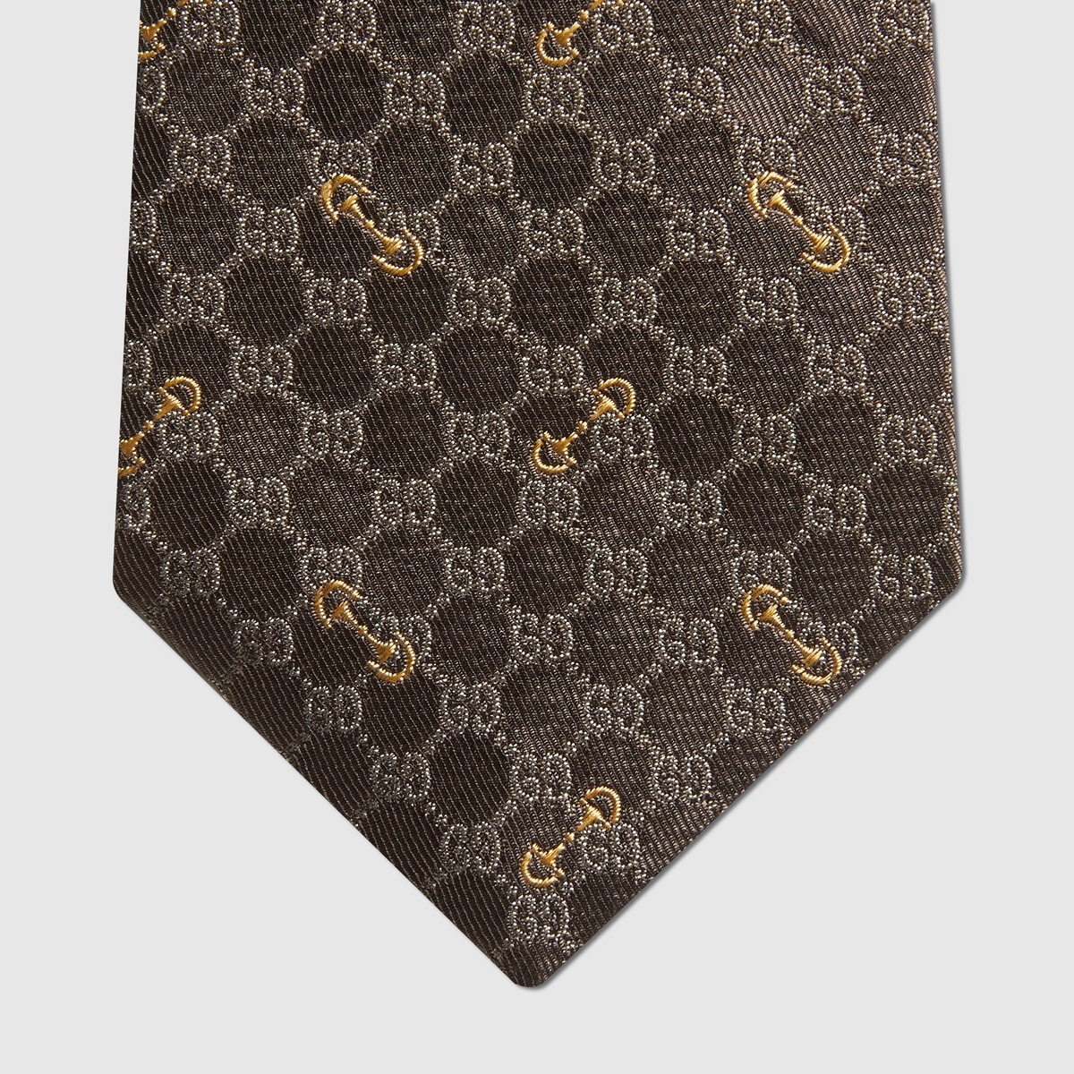 GG silk jacquard tie - 4