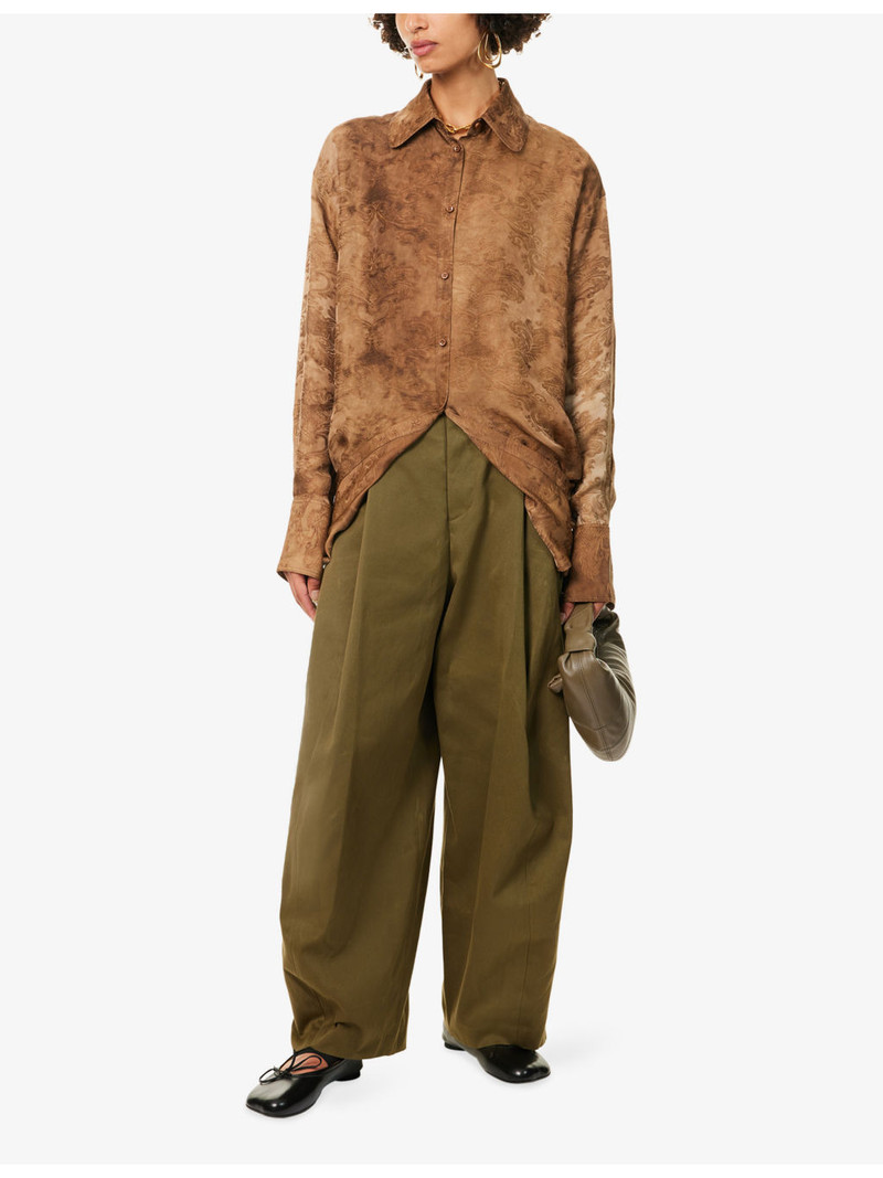 UMA WANG Tubby Relaxed-Fit Woven Top outlook