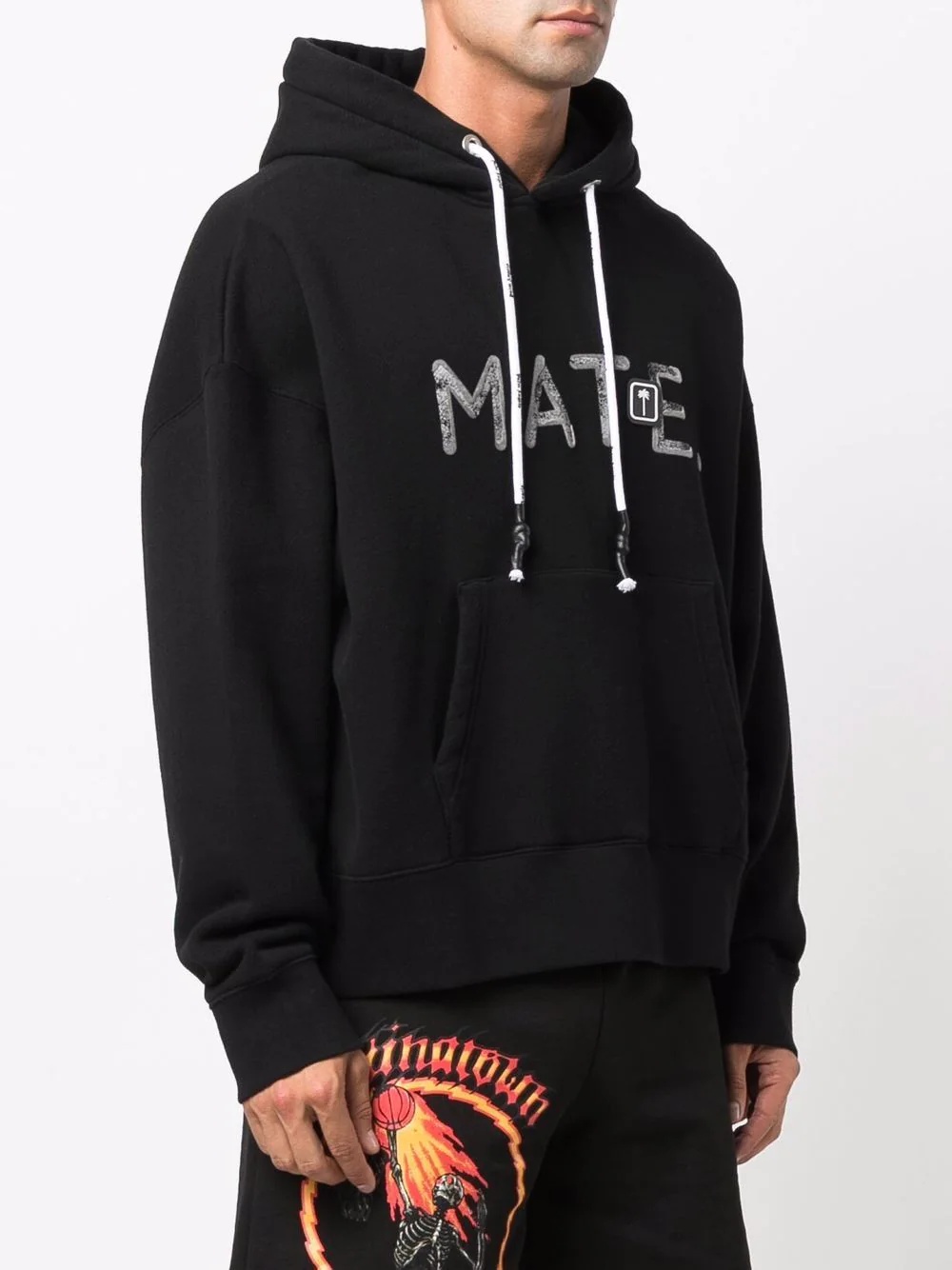 x MATE logo-print hoodie - 3