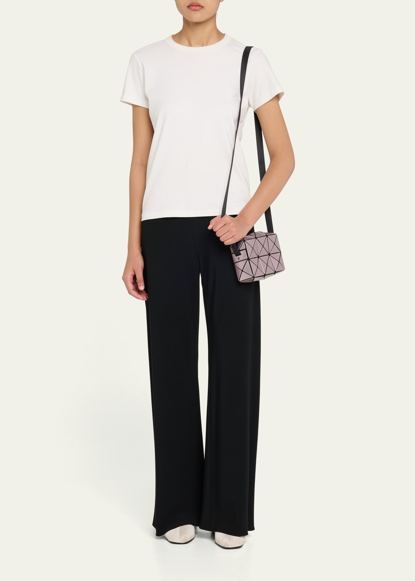 Cuboid Metallic Crossbody Bag - 6