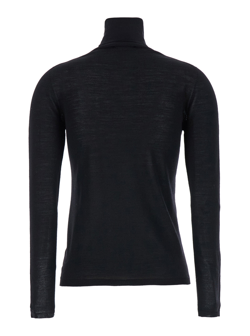 Max Mara Women Black High Neck Sweater In Wool Woman - 2