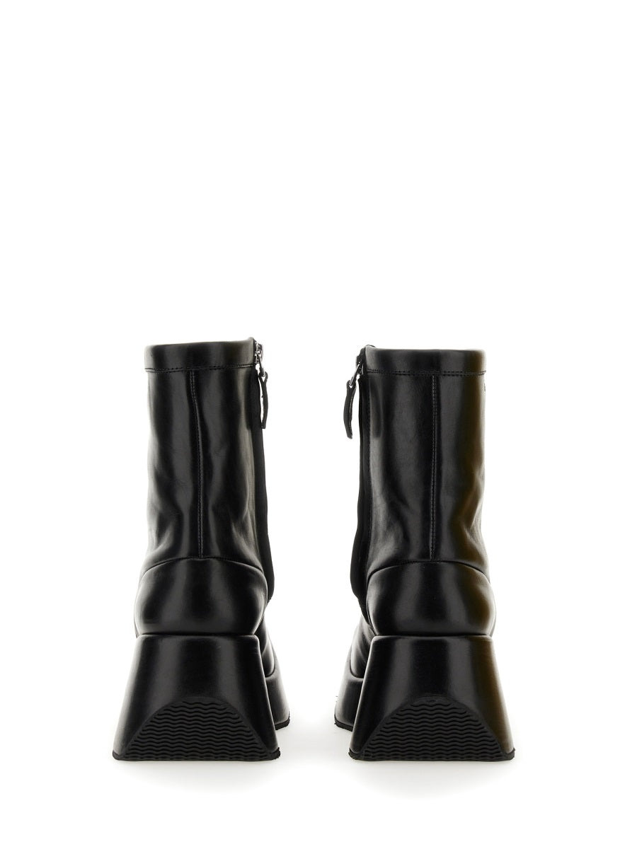 Raf Simons Women Ankle Boot With Square Toe - 2