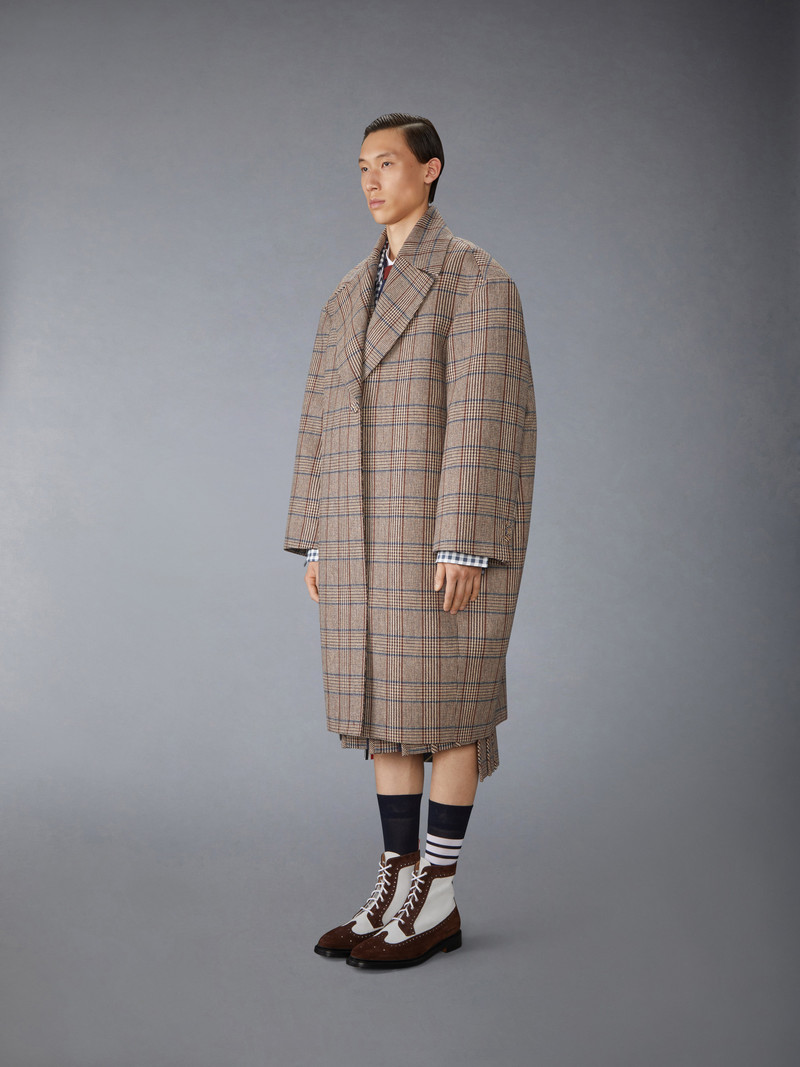 HUNTING TWEED COCOON COAT 6