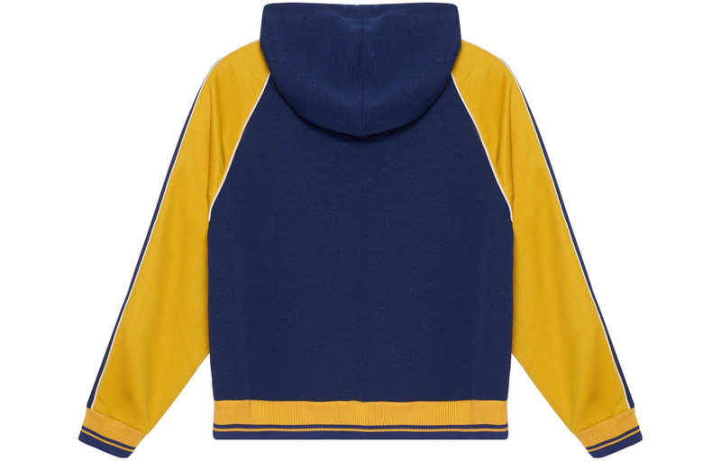 GUCCI GG jacquard hooded sweatshirt outlook