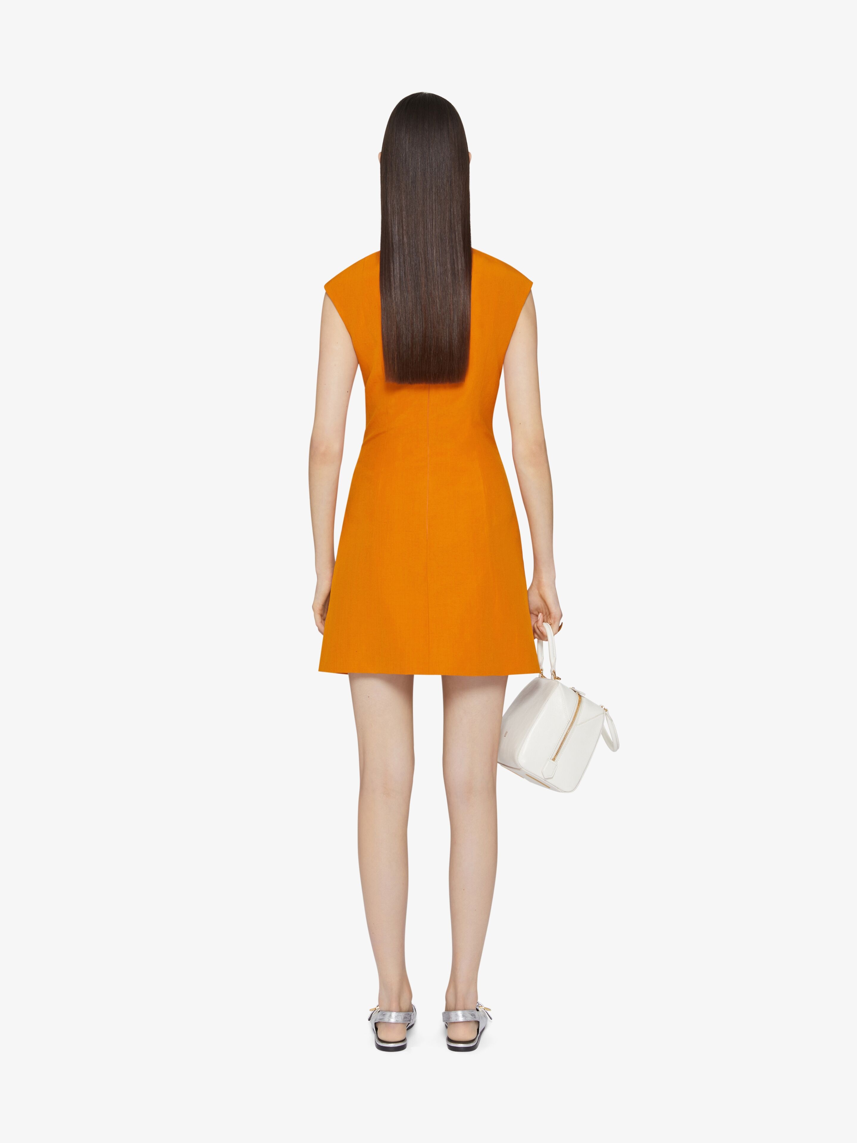 DRESS IN LINEN AND SILK - 4