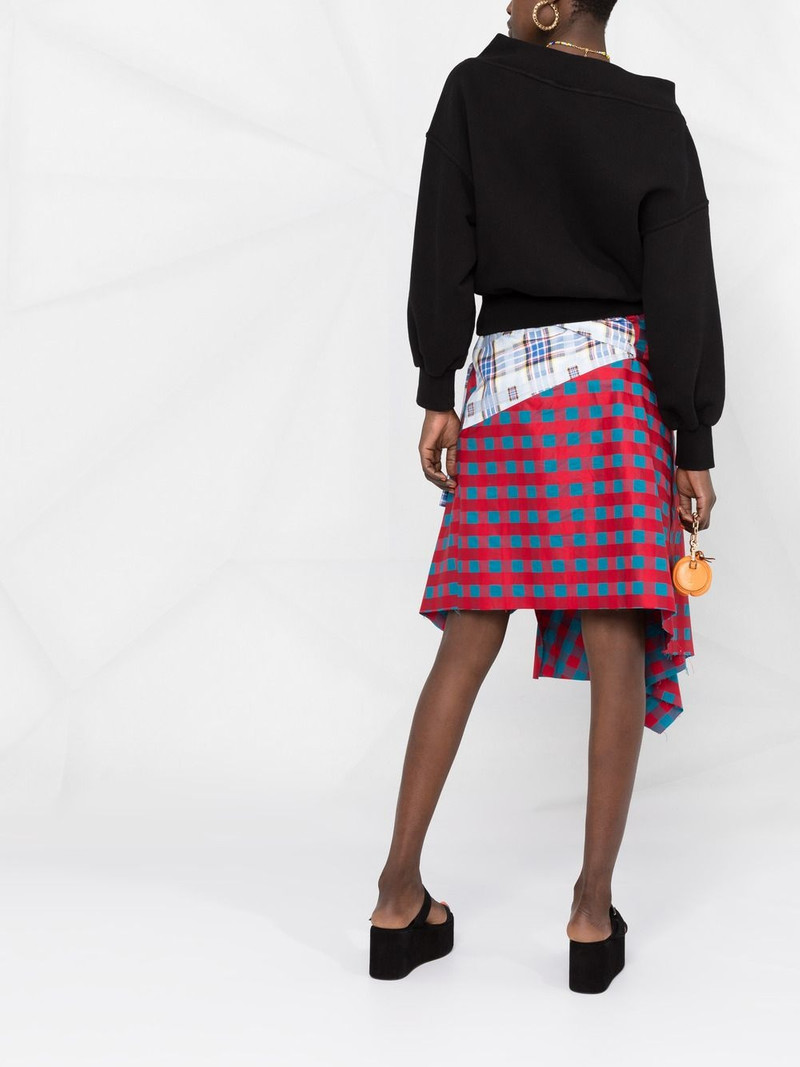 logo-print off-shoulder sweatshirt 4