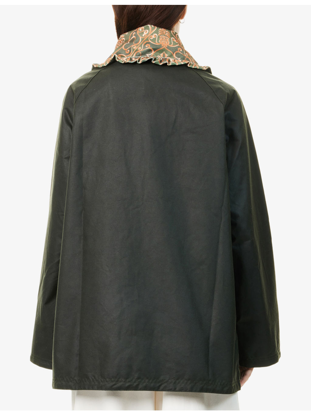 Barbour x FARM Rio Maria Clara Waxed Cotton Jacket - 4