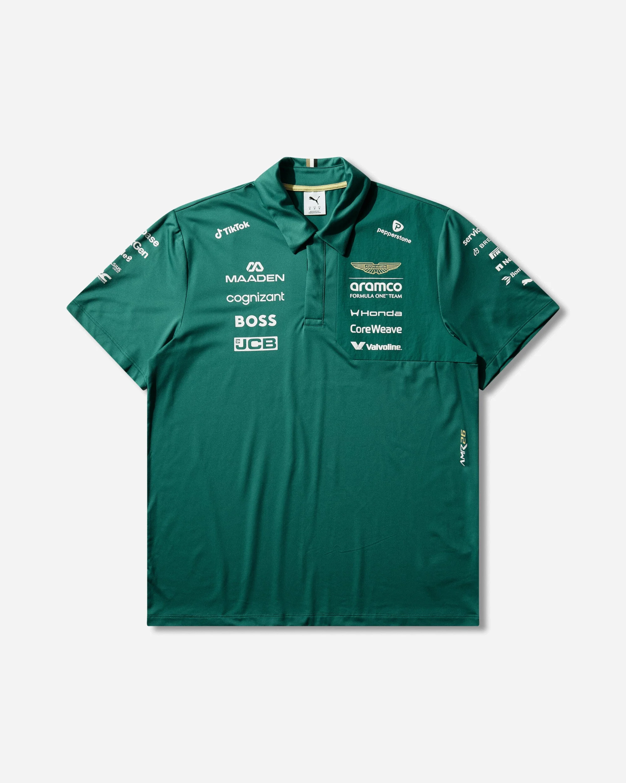 ASTON MARTIN ARAMCO F1 TEAM Replica Polo Green Lux - 1