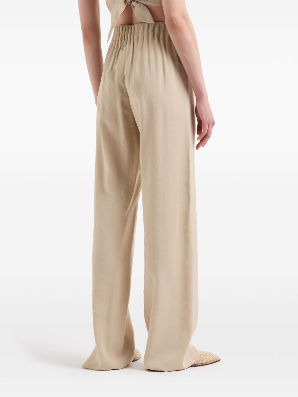 elasticated-waist trousers - 3