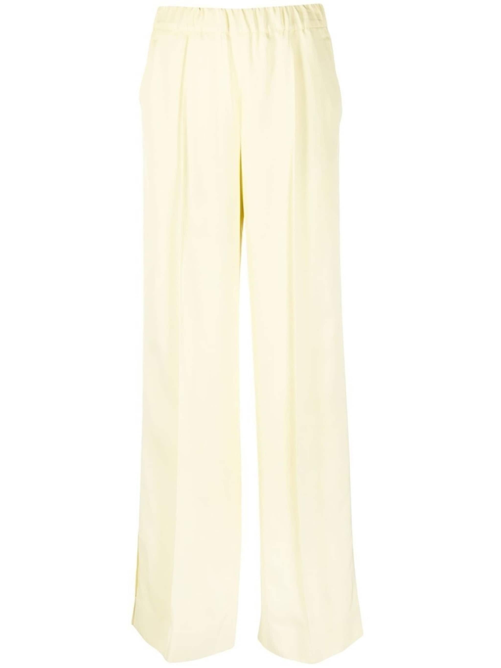 high waisted yellow trousers - 1