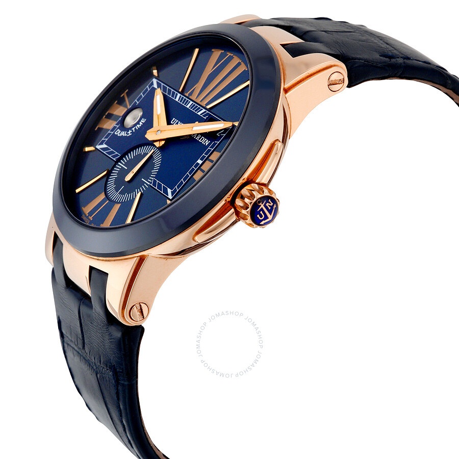 Ulysse Nardin Executive Dual Time Automatic Men's Watch 246-00-5-43 - 2