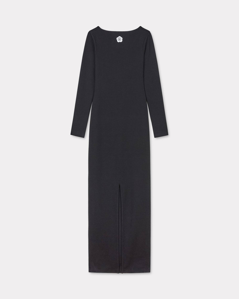 KENZO 'Boke Flower 2.0' embroidered long sleeves dress outlook