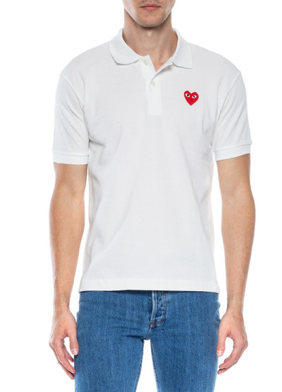 Comme des Garçons PLAY Polo shirt with logo patch outlook