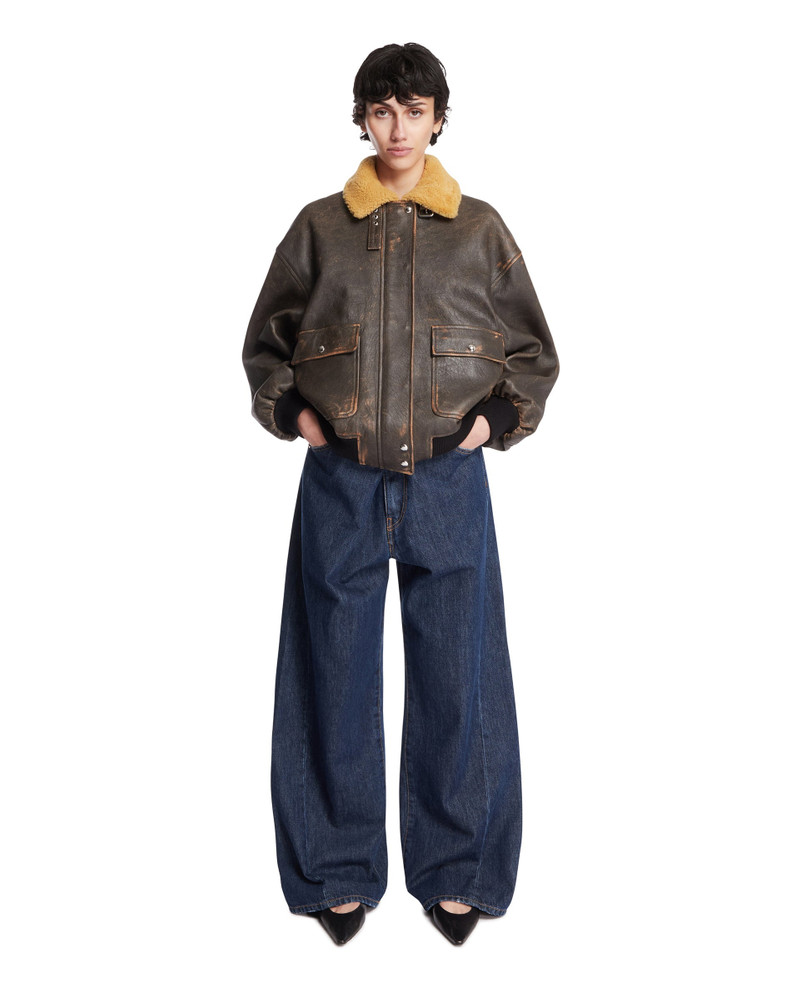 DARKPARK Blue Ines Dark Cross-Front Jeans outlook