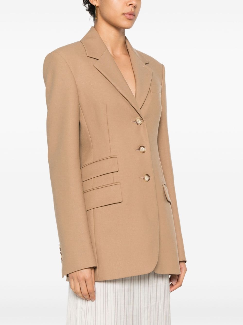 ジャケット SPORTMAX WOOL SINGLE-BREASTED JACKET Sportmax Wool single-breasted jacket | tessabit | REVERSIBLE