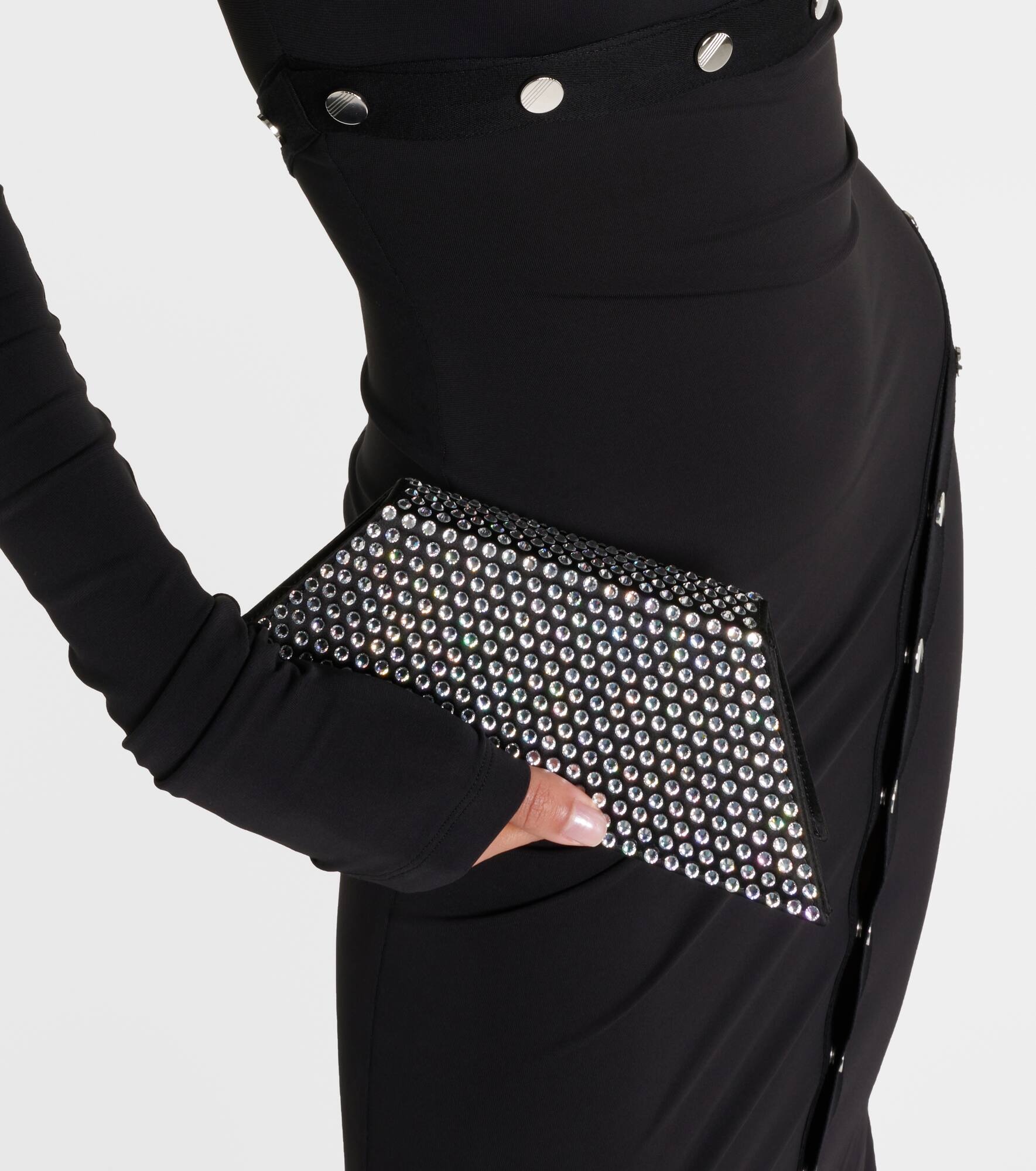 Superamini Yigit embellished satin clutch - 2