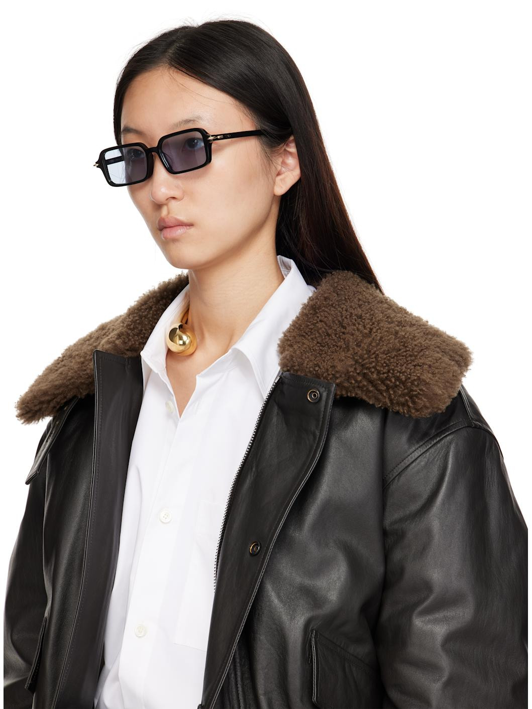 Black & Blue 'Fendi Selleria' Sunglasses - 4