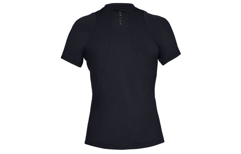 Under Armour (WMNS) Under Armour Rush Training Sports Short Sleeve Black 1332468-001 outlook