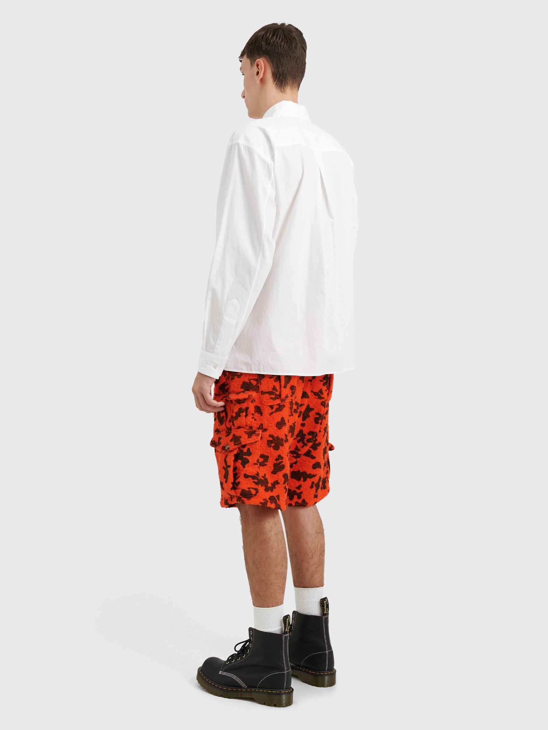 ERL CARGO SHORTS ORANGE CAMO - 3