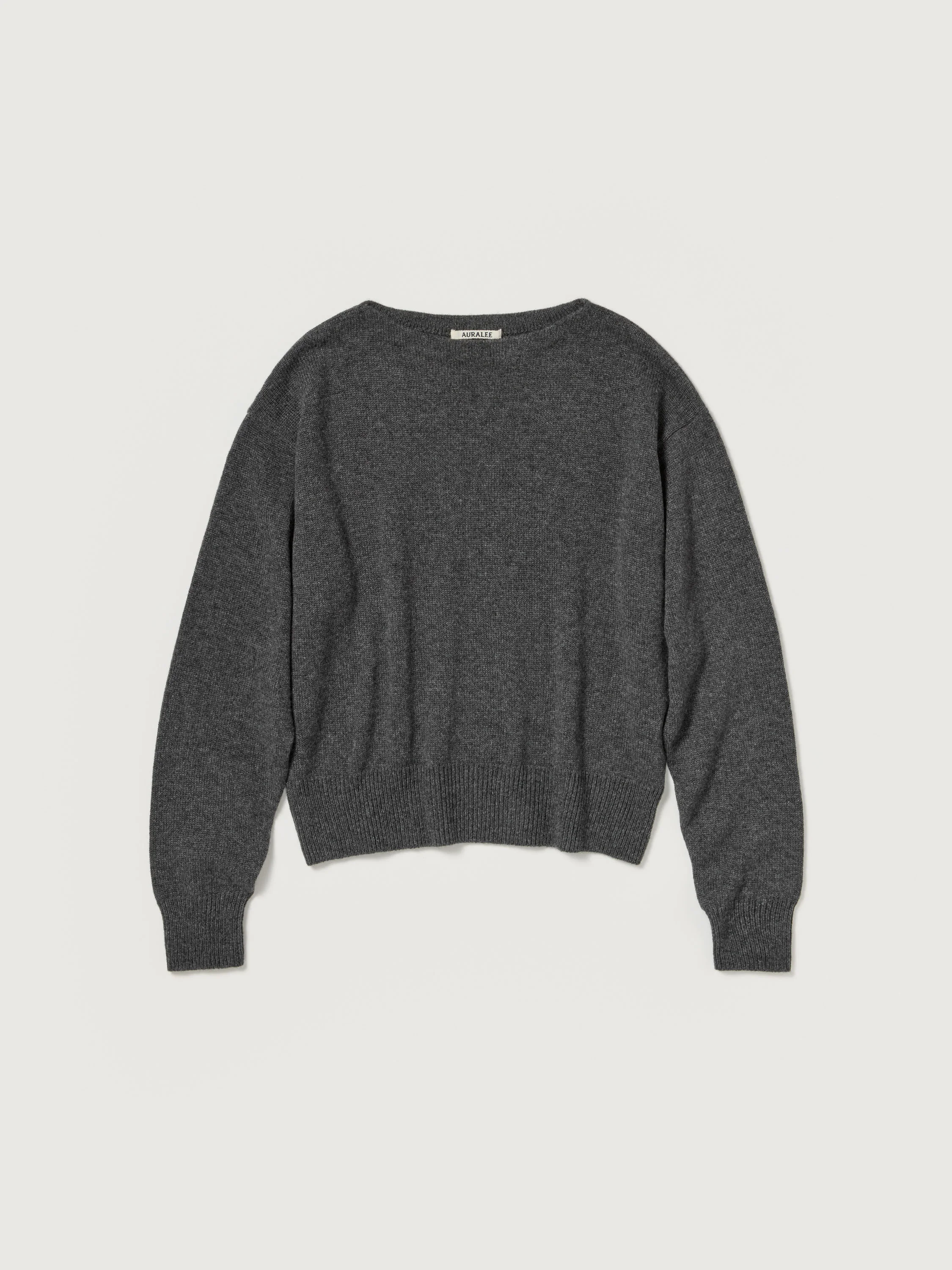 LIGHT CASHMERE KNIT BOAT NECK P/O - 1