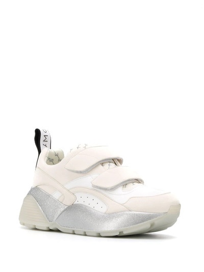 Stella McCartney Eclypse metallic touch-strap sneakers outlook