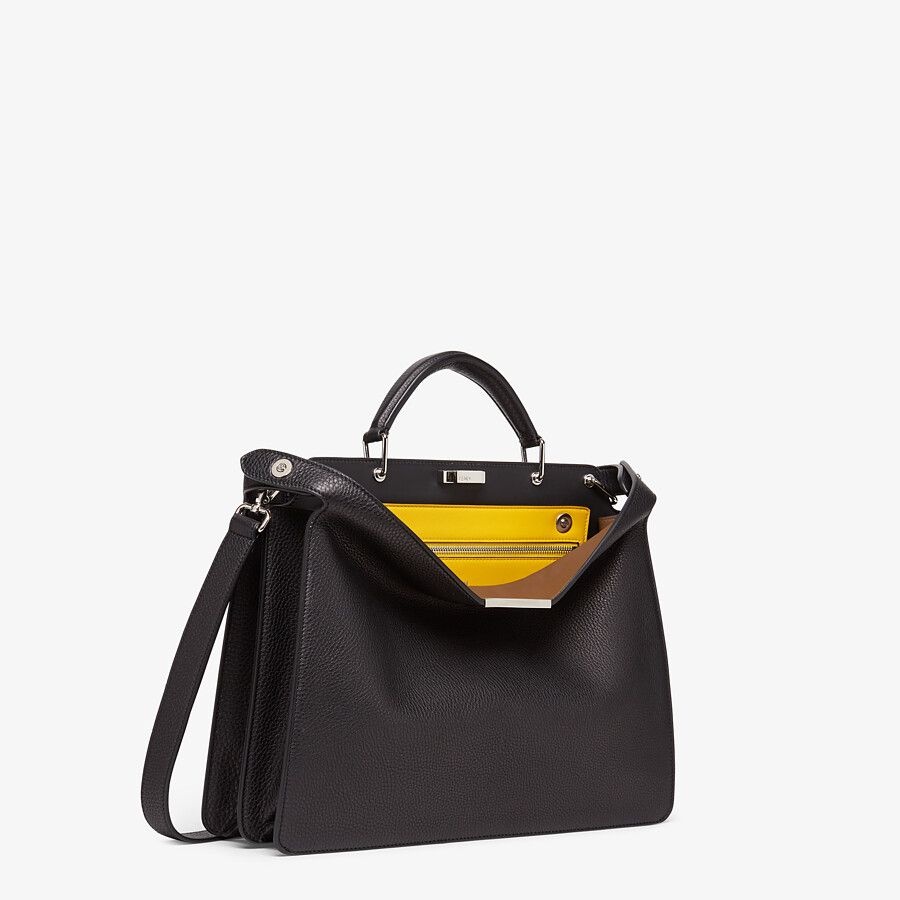 Black leather bag - 3