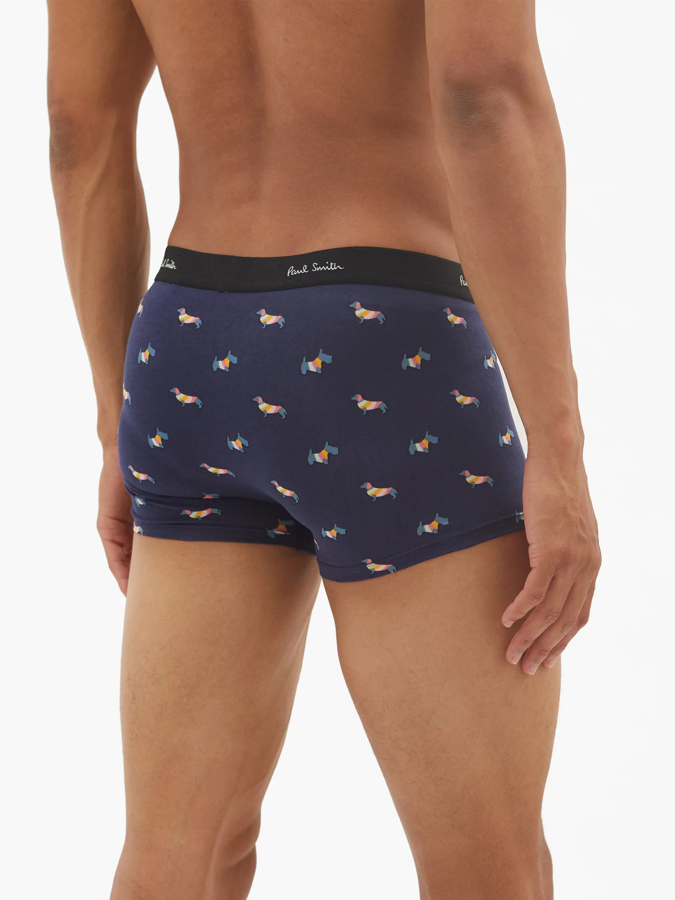 Dog-printed cotton-blend boxer briefs - 3