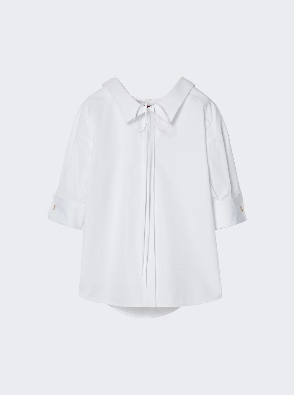 Heavy Cotton Poplin Shirt White - 1