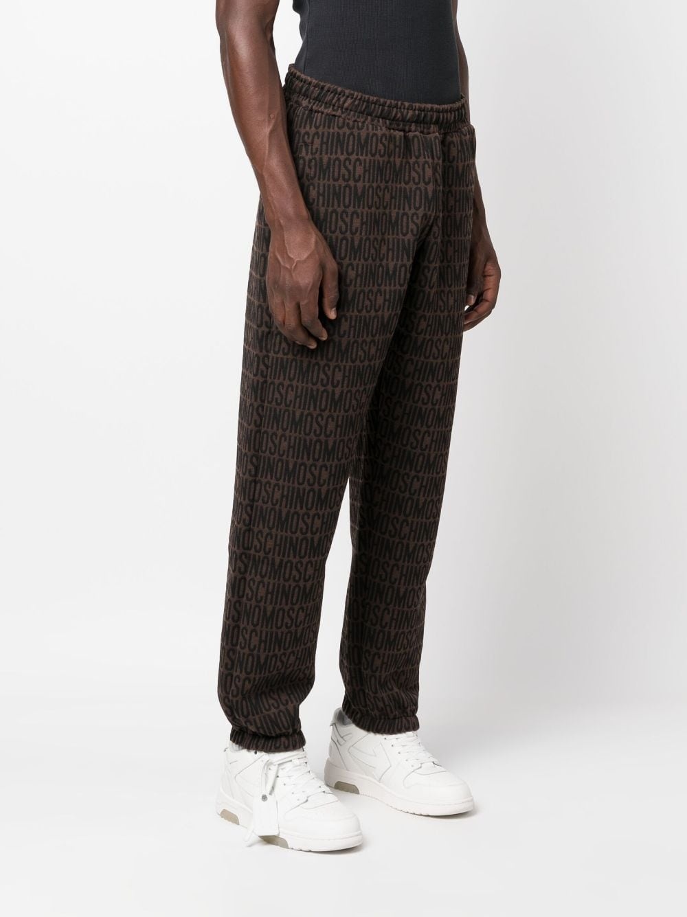 logo-print elasticated-waistband track pants - 3