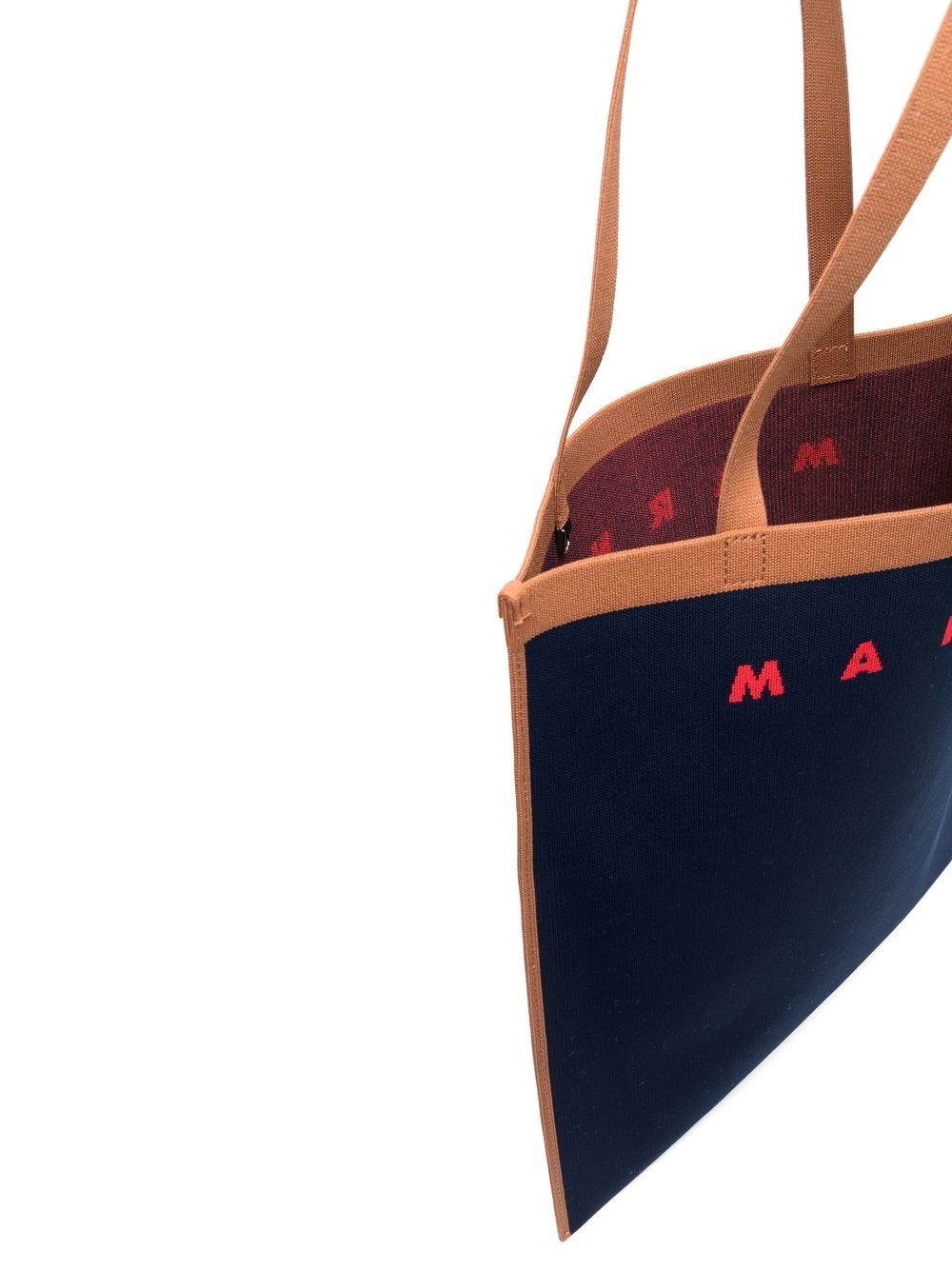 intarsia-logo tote bag - 5