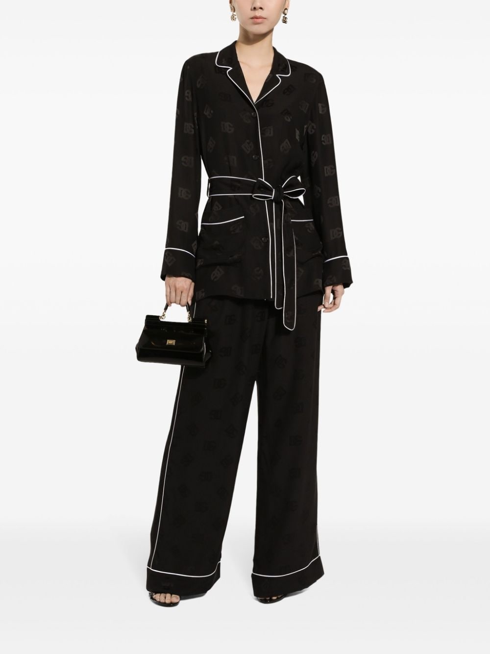 logo-print trousers - 3