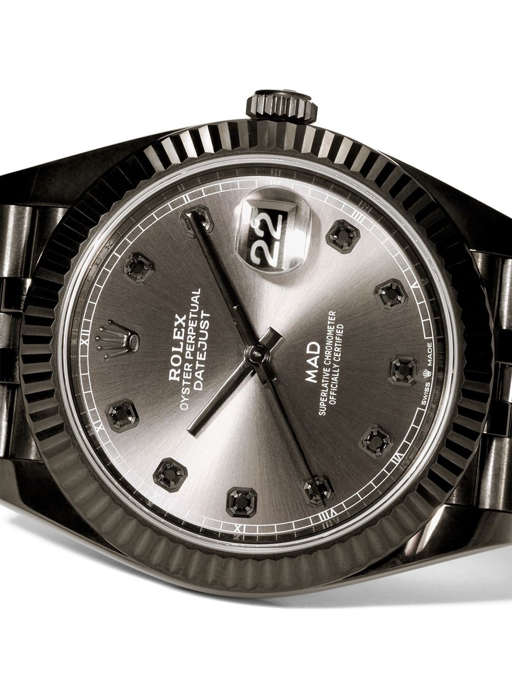 customised pre-owned Rolex Datejust watch - 5