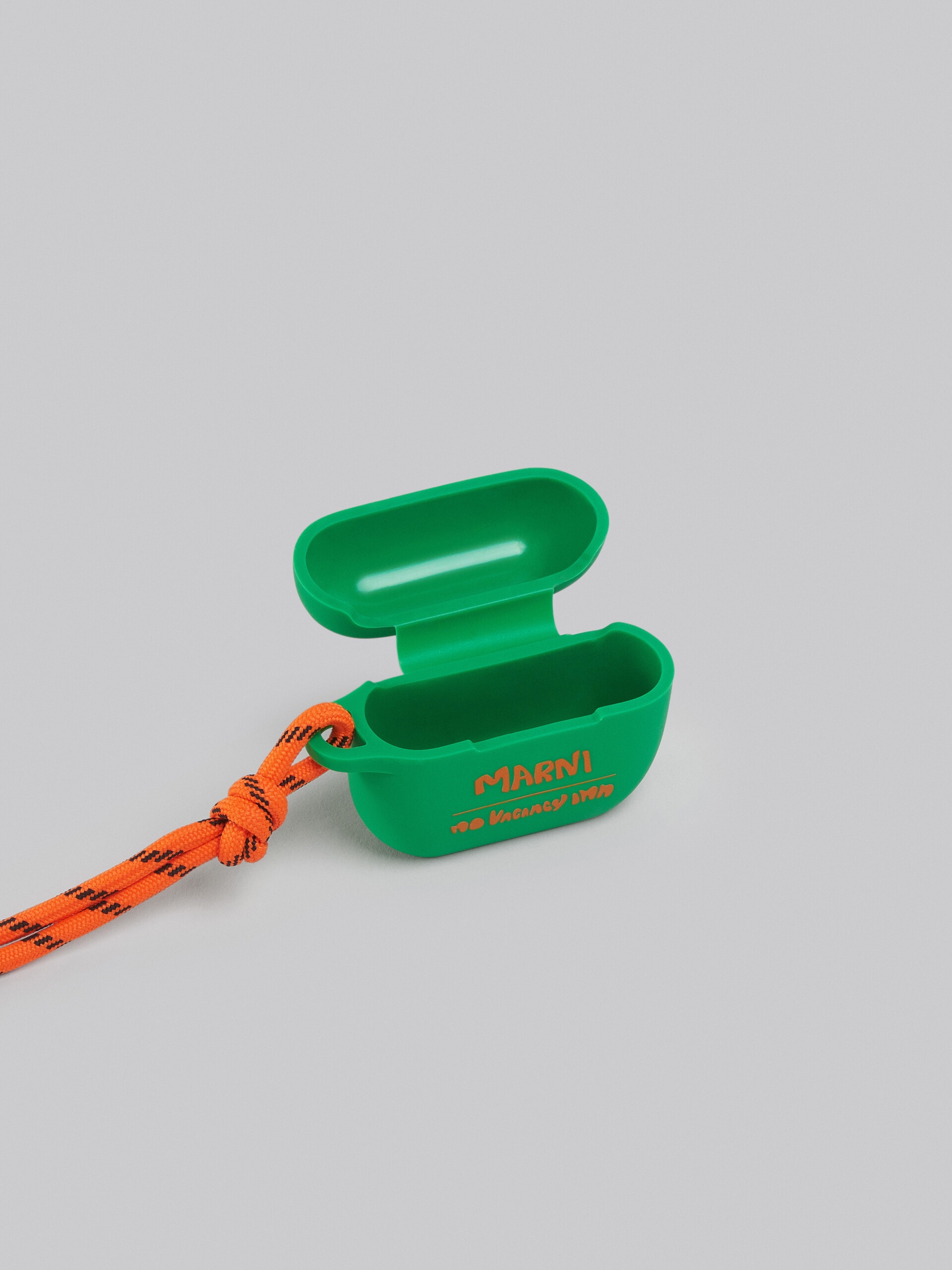 MARNI X NO VACANCY INN - GREEN AND ORANGE AIRPODS CASE - 3