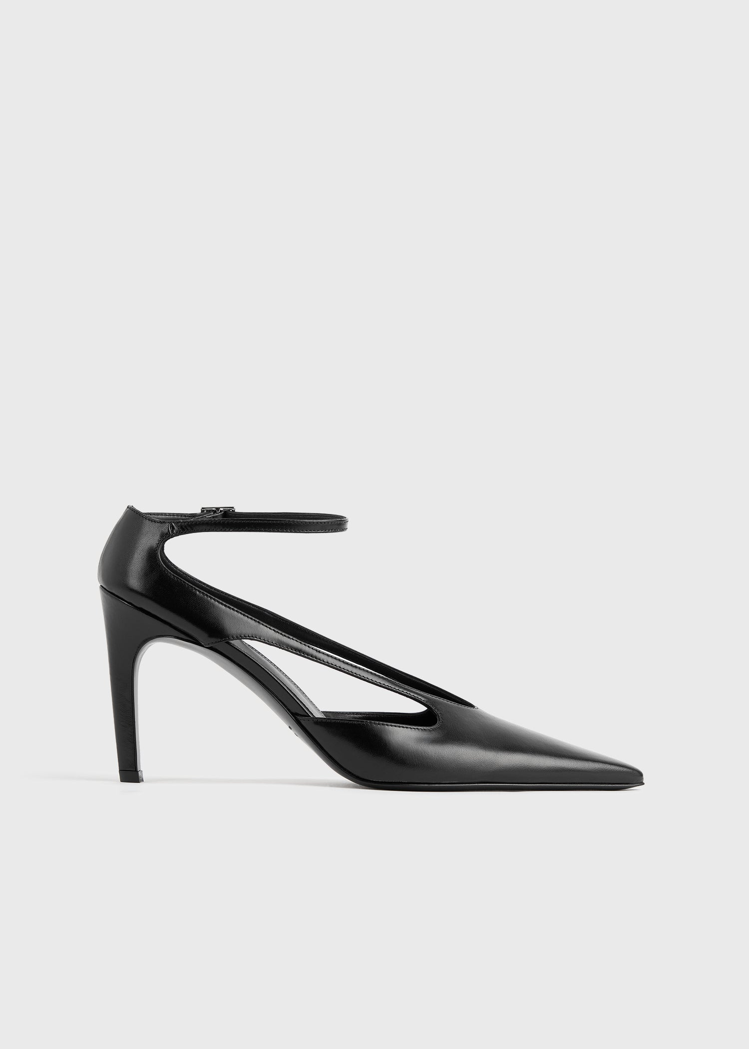 Leather stiletto pumps black - 8
