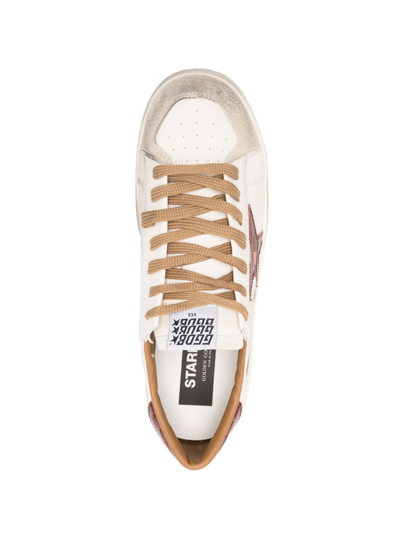 Stardan leather star-motif sneakers 4