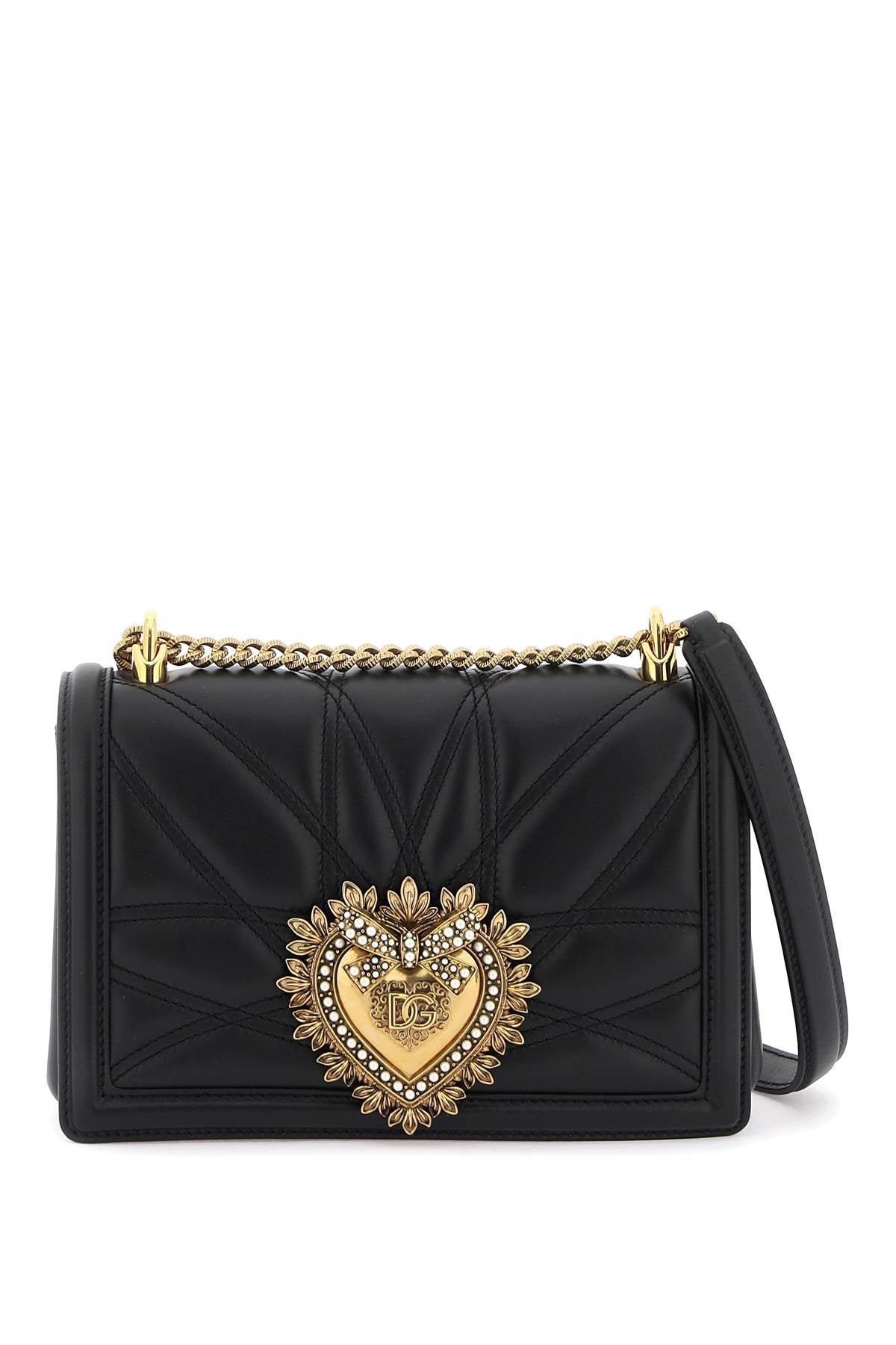 Dolce & Gabbana Medium Devotion Bag In Quilted Nappa Leather Women - 1