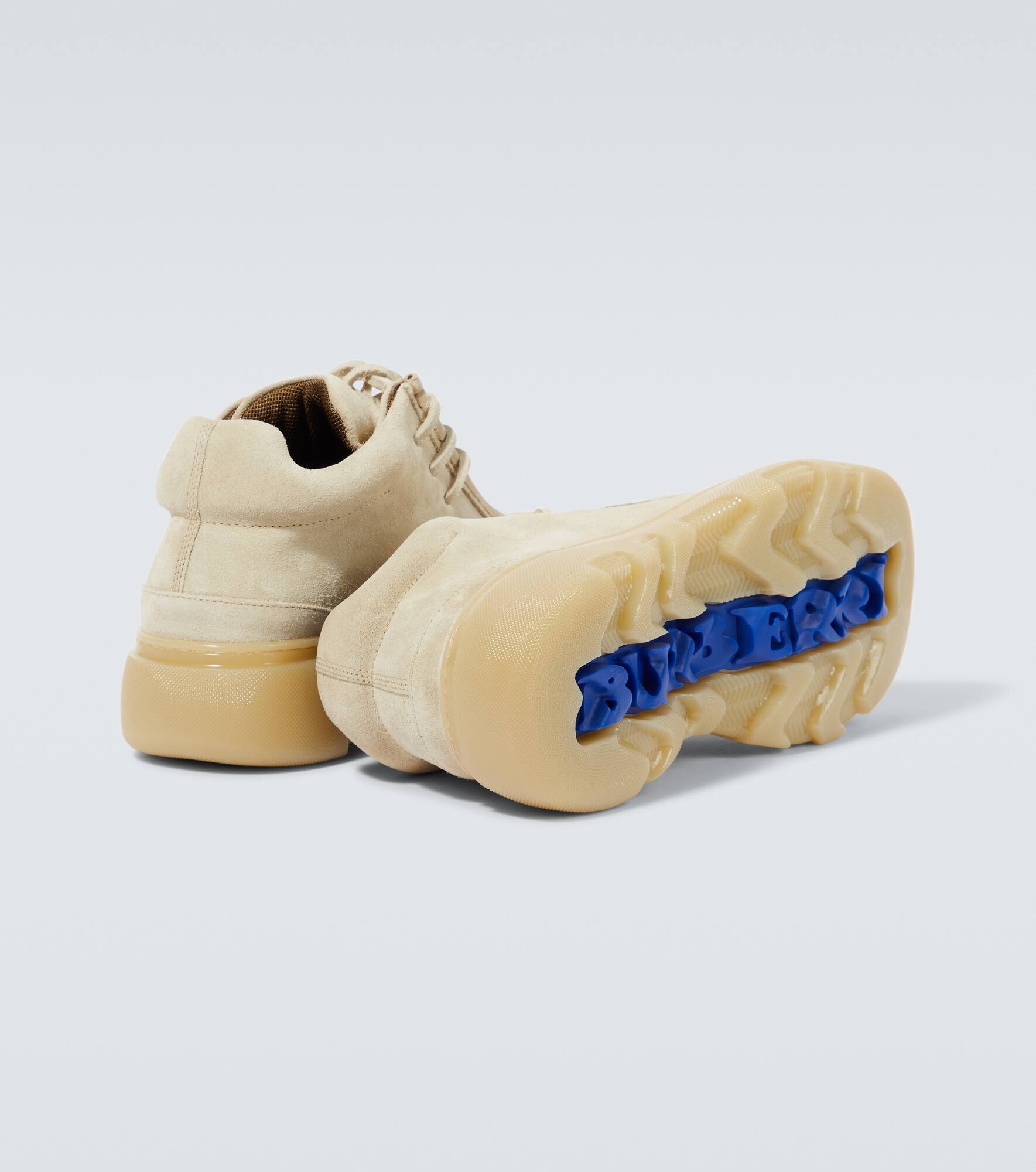 Creeper suede lace-up shoes - 7