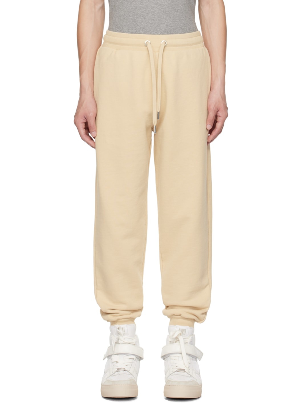 Beige Ami de Cœur Sweatpants - 1