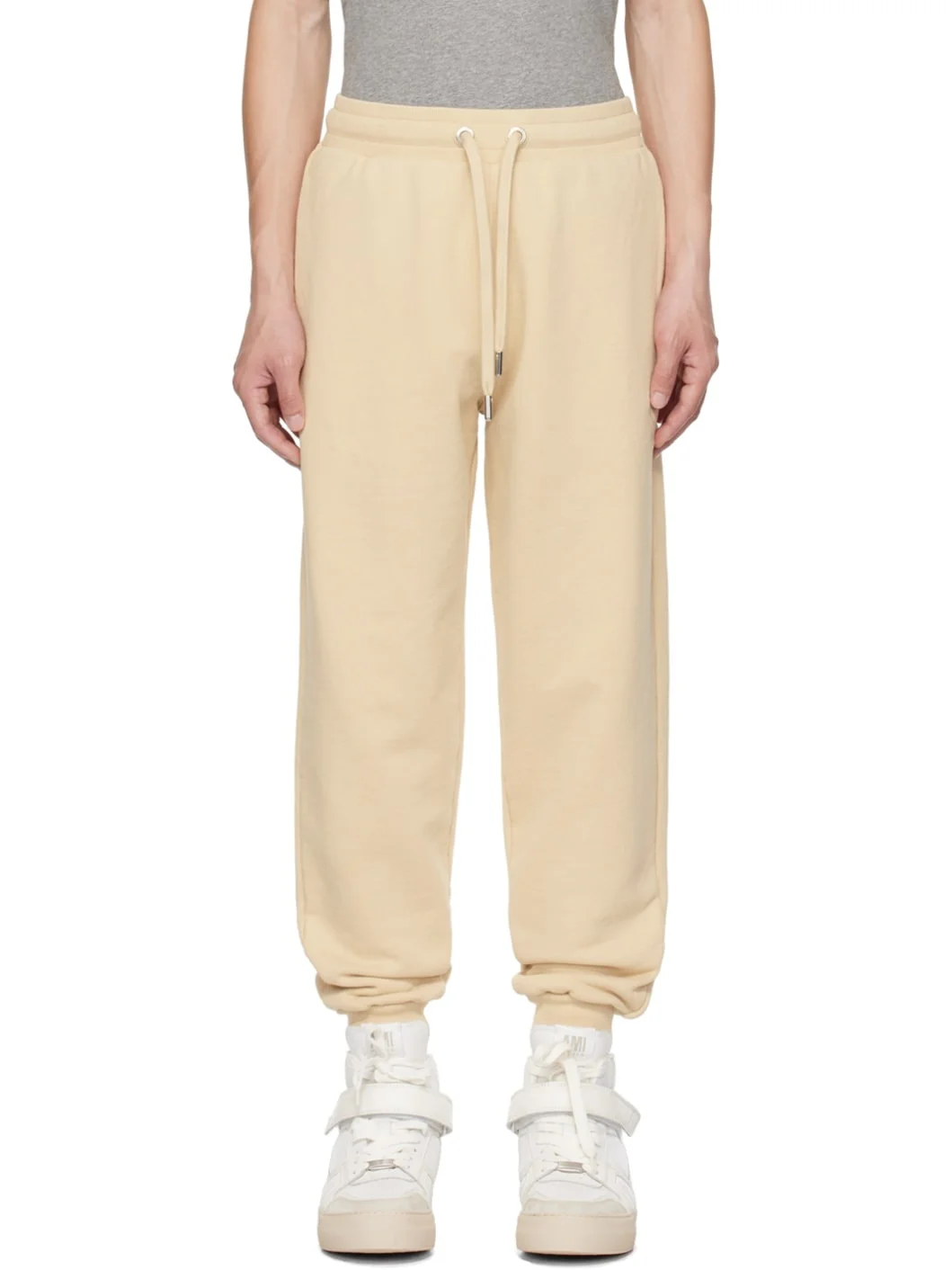 Beige Ami de Cœur Sweatpants - 1