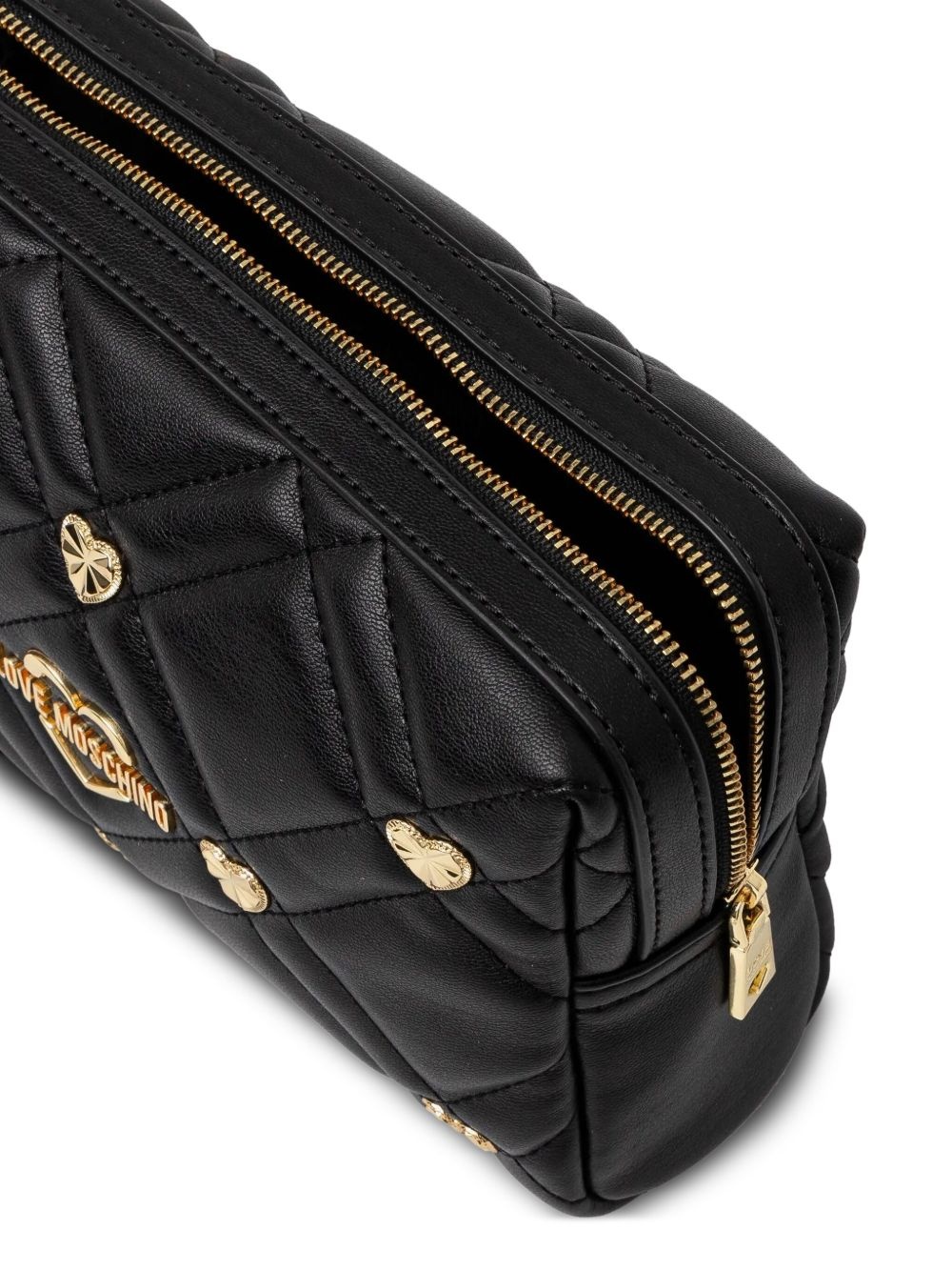 heart-stud clutch bag - 4