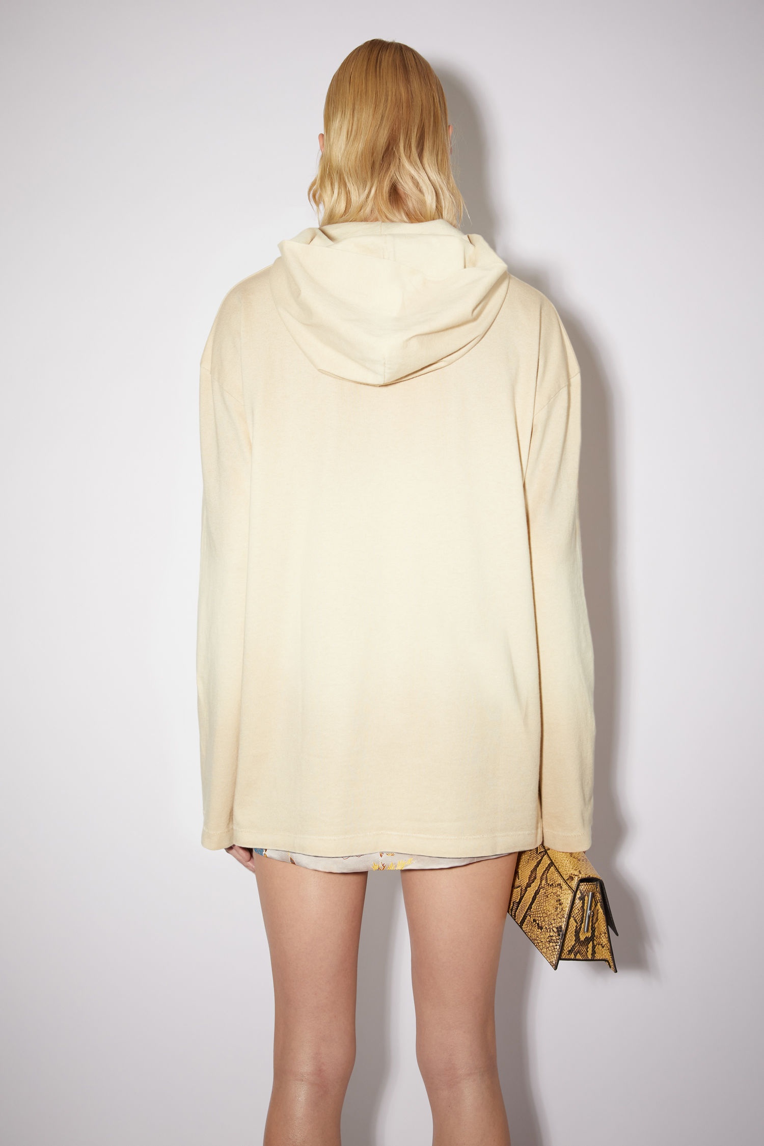 Hooded sweatshirt - Mushroom beige - 3