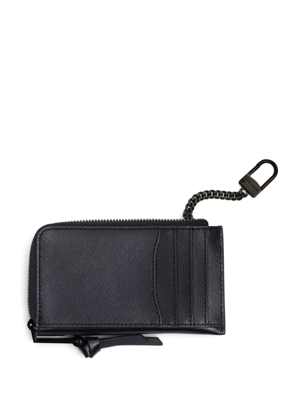 logo-plaque leather wallet - 2