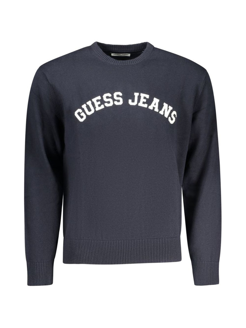 logo-print cotton sweater 1