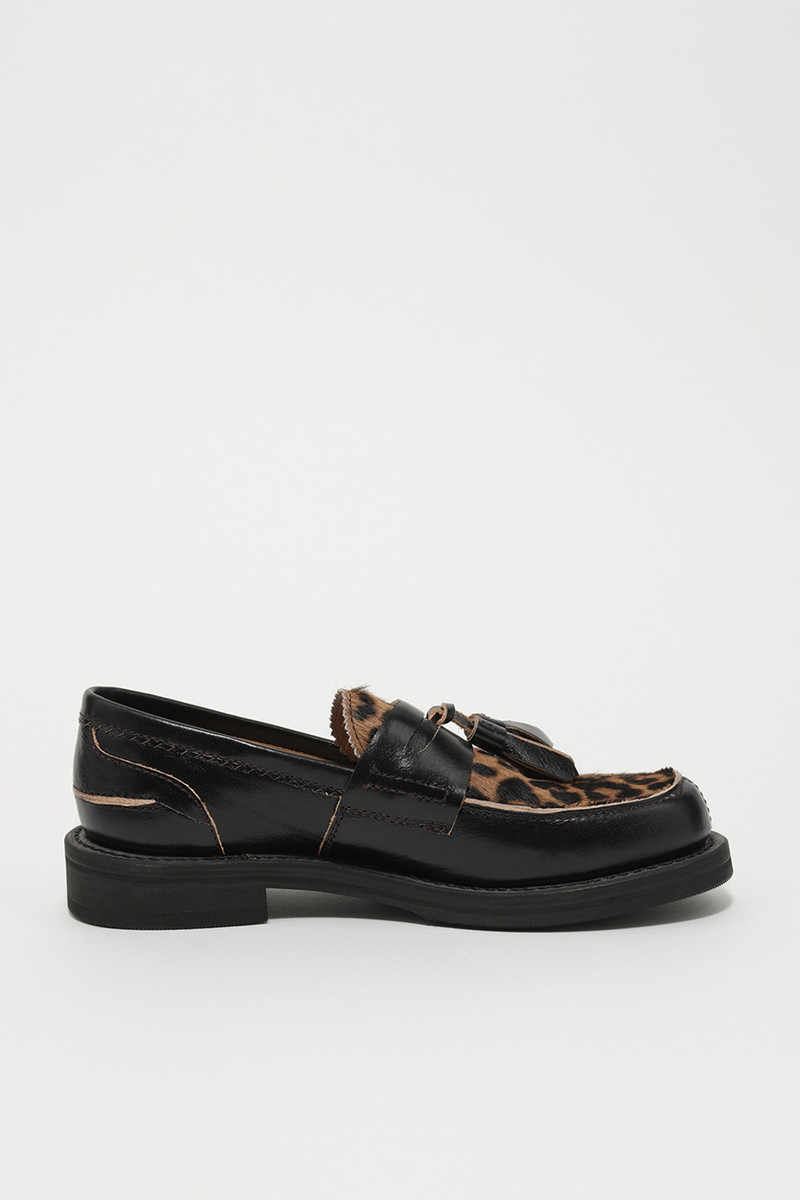 Tassel Loafer Honky Tonk Leo Hair On Hide 4