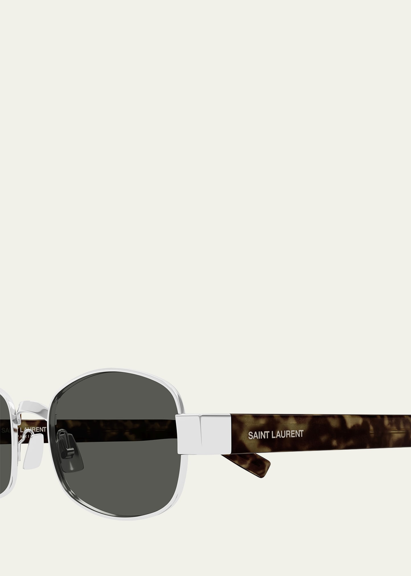 Unisex Round Metal Sunglasses - 3