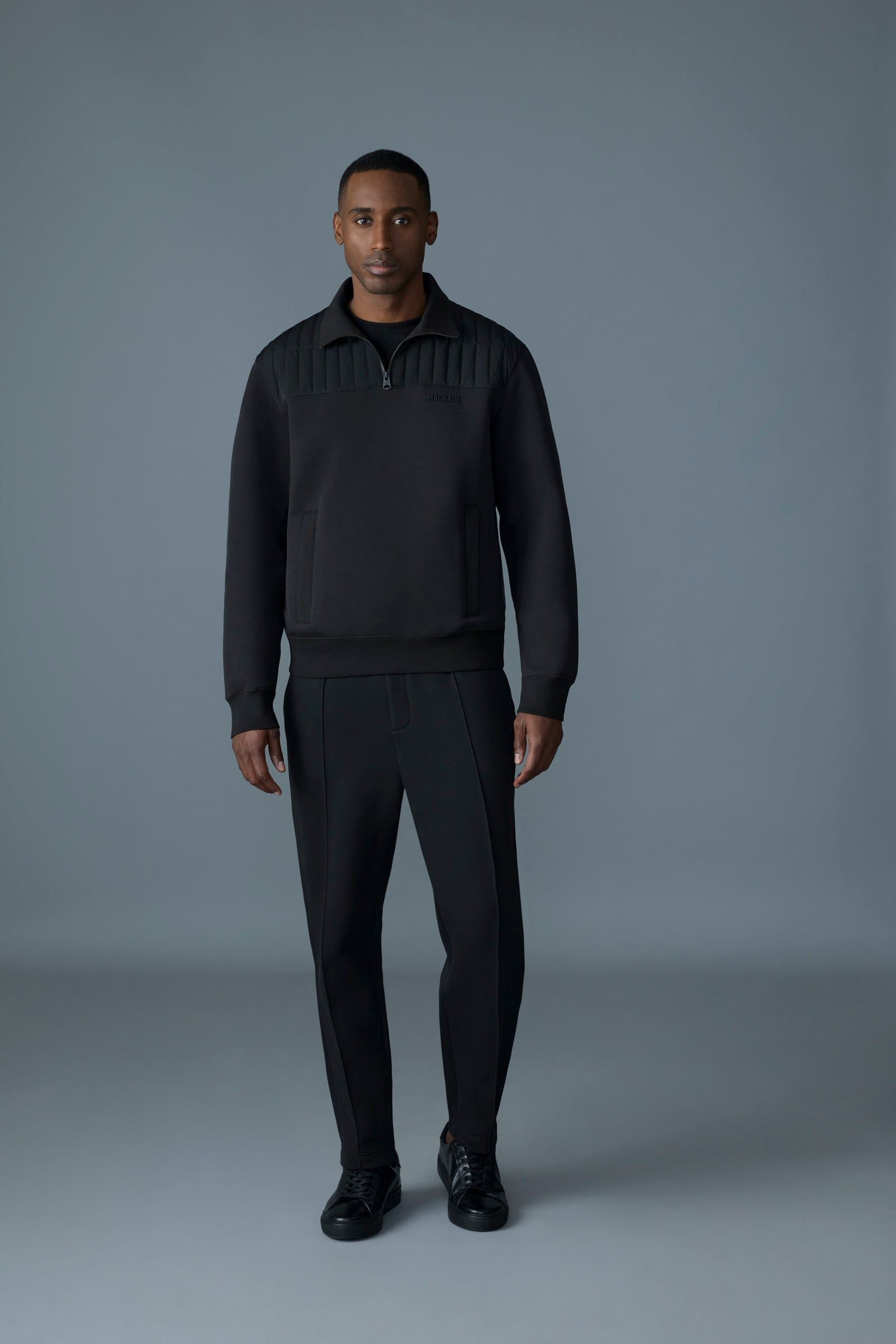 COREY Hybrid Down Quarter-Zip Sweater - 2