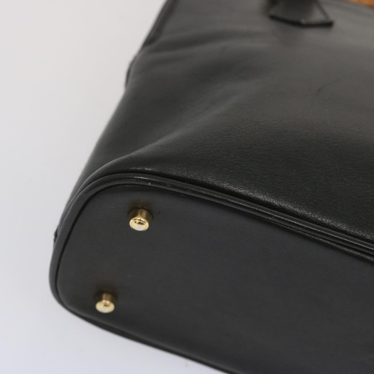GUCCI Bamboo Hand Bag Leather Black 000 2122 000 2122 - 16
