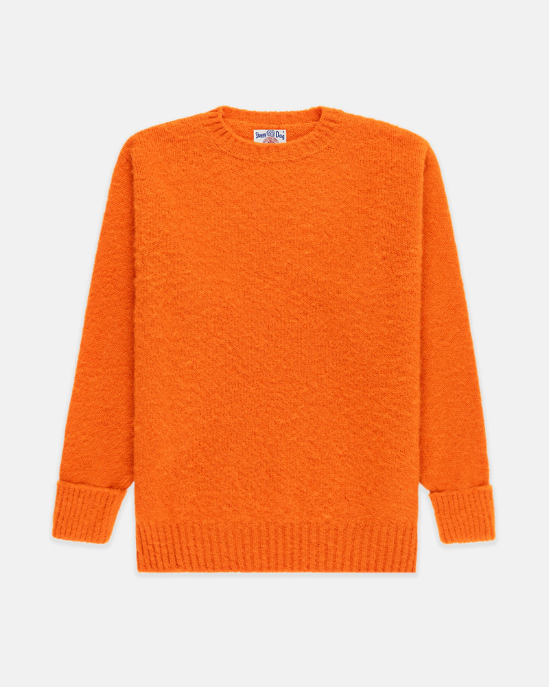 J. PRESS MADE-IN-SCOTLAND PUMPKIN SHAGGY DOG SWEATER - CLASSIC FIT outlook